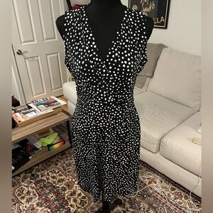 Kaileigh Seanna Faux Wrap Knit Dress Size L